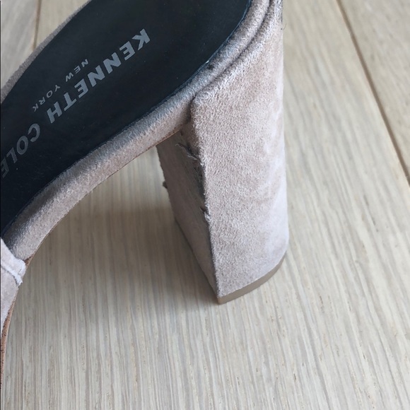 Kenneth Cole Suede Peep toe Mule - Picture 3 of 3